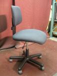 Used ESD tech chairs with dark grey fabric and charcoal frame 