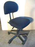Used ESD tech chair with black fabric and black base 