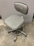 Bevco 8550 ESD Anti-Static Drafting Chair, Grey Fabric - ITEM #:710031 - Img 2 of 5