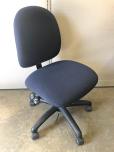 Used ESD Tech Chair - Blue Fabric - Black Frame - ITEM #:710032 - Img 1 of 6