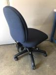 Used ESD Tech Chair - Blue Fabric - Black Frame - ITEM #:710032 - Img 3 of 6