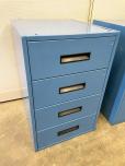 Blue Metal 3/4-Drawer Under-Workbench Storage Cabinet - ITEM #:720039 - Img 2 of 4