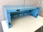 Blue Metal Workbench Overhead Shelf with Power Outlets 48"W - ITEM #:720040 - Img 1 of 5