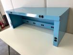 Blue Metal Workbench Overhead Shelf with Power Outlets 48"W - ITEM #:720040 - Img 2 of 5