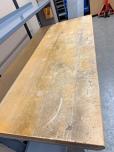 Used Workbench With Riser - Butcher Block Top - ITEM #:720052 - Img 4 of 6