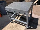 Used Granite Surface Plate - Heavy Duty Rolling Steel Frame - ITEM #:745037 - Thumbnail image 2 of 3