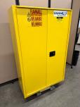 VWR Justrite 45 Gallon Flammable Liquid Safety Cabinet, Self-Closing - ITEM #:780052 - Img 1 of 4