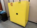Used Justrite 110 Gallon Flammable Safety Cabinet - ITEM #:780055 - Img 2 of 5