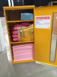 PIG Spill Kit in Yellow Metal Cabinet (KIT315) - ITEM #:805003 - Img 2 of 2