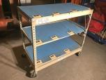 Mobile 3-Tier Rivet Rack Testing Cart with Power Outlets - ITEM #:815015 - Img 1 of 2