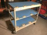 Used Cart - Rivet Rack Frame - Wood Shelves - Power - ITEM #:815015 - Img 1 of 2