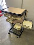 Used Rolling Cart - Basket Storage - Fold-out Top - ITEM #:815019 - Img 3 of 6