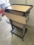 Used Rolling Cart - Basket Storage - Fold-out Top - ITEM #:815019 - Img 4 of 6
