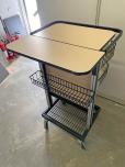 Used Rolling Cart - Basket Storage - Fold-out Top - ITEM #:815019 - Img 5 of 6