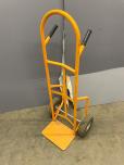 Used Dolly With Yellow Steel Frame - Pneumatic Wheels - ITEM #:815029 - Img 1 of 3