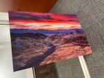 Used Large Desert Sunset Landscape Wall Art Print - ITEM #:860119 - Img 1 of 2