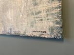 Used Abstract Canvas Wall Art - N. Wyatt Jr. Textured Expressionist - ITEM #:860124 - Img 2 of 2
