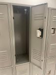 Used Locker Sets With Grey Finish - 6 Doors Each - ITEM #:870000 - Thumbnail image 4 of 4