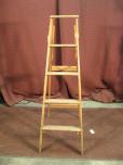5-Step Wooden A-Frame Step Ladder - ITEM #:885057 - Img 2 of 2