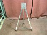 Heavy Duty Metal Tripod Stand with Mounting Plate and Casters - ITEM #:885076 - Img 1 of 1