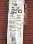 Adjustable closet rod - 96-150 - NEW IN BOX - ITEM #:885078 - Thumbnail image 2 of 2