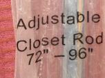 Adjustable Closet Rod - 72-96 - NEW IN BOX - ITEM #:885079 - Img 2 of 2
