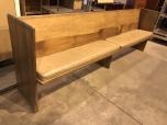 Used Used Church Pews With Tan Seat Pads 
