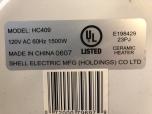 Home Essentials HC409 Personal Ceramic Space Heater 1500W - ITEM #:885094 - Img 3 of 3