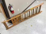 6-Step Wooden A-Frame Platform Ladder - ITEM #:885138 - Img 2 of 2