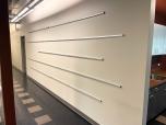Used Used Wall Rails For Hanging Paperwork Or Art Etc 