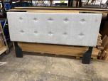 Used Headboard With Grey Fabric - King - ITEM #:885175 - Img 1 of 2