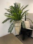 Used 6' Large Artificial Floor Plant in Conical Planter with Metal Stand - ITEM #:890032 - Img 3 of 3