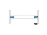 Juvivo SS2E Two-Stage Electric Standing Desk Frame - Square Legs - ITEM #:900001 - Img 7 of 8