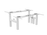 Juvivo DS3 Dual Workstation Standing Desk Frame - Three-Stage, Independent Motors - ITEM #:900007 - Img 1 of 8