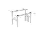 Juvivo DS3 Dual Workstation Standing Desk Frame - Three-Stage, Independent Motors - ITEM #:900007 - Img 1 of 8
