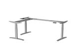 Juvivo LRR3 L-Shaped Standing Desk Frame - Triple Motor, Oval Feet - ITEM #:900008 - Img 1 of 6