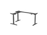 Juvivo LRR3 L-Shaped Standing Desk Frame - Triple Motor, Oval Feet - ITEM #:900008 - Img 2 of 6