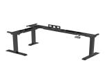 Juvivo LS3 L-Shaped Three-Stage Standing Desk Frame - ITEM #:900011 - Img 1 of 8