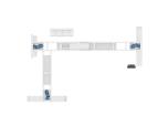 Juvivo LS3 L-Shaped Three-Stage Standing Desk Frame - ITEM #:900011 - Img 6 of 8