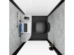 Juvivo P1F-4 Single-Person Meeting Pod - Double-Glazed, Caster Wheels - ITEM #:955003 - Img 3 of 8