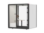 Juvivo P2F-3 Two-Person Meeting Pod - Carbon Fiber Walls - ITEM #:955010 - Img 1 of 8