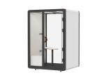 Juvivo P2F-3 Two-Person Meeting Pod - Carbon Fiber Walls - ITEM #:955010 - Img 1 of 7
