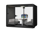 Juvivo P4F Four-Person Meeting Pod - Electric Lift Assist - ITEM #:955014 - Img 2 of 8