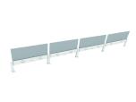 Juvivo Power Beam Desk Screen - I Configuration - ITEM #:960006 - Img 1 of 8