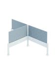 Juvivo Power Beam Desk Screen - T Configuration - ITEM #:960007 - Img 1 of 8