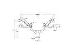 Juvivo D9D-JV Dual Monitor Arm - Gas Spring, Quick-Mount Sleeve - ITEM #:965002 - Img 3 of 4