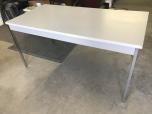 Training table with grey laminate finish and chrome legs - ITEM #:200061 - Thumbnail image 2 of 3