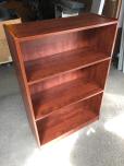 Bookcase with cherry laminate finish - three shelves - ITEM #:245062 - Thumbnail image 1 of 2