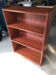 Bookcase with cherry laminate finish - three shelves - ITEM #:245062 - Thumbnail image 2 of 2