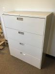 HON 4-drawer lateral file cabinet with putty finish - ITEM #:255090 - Thumbnail image 2 of 2